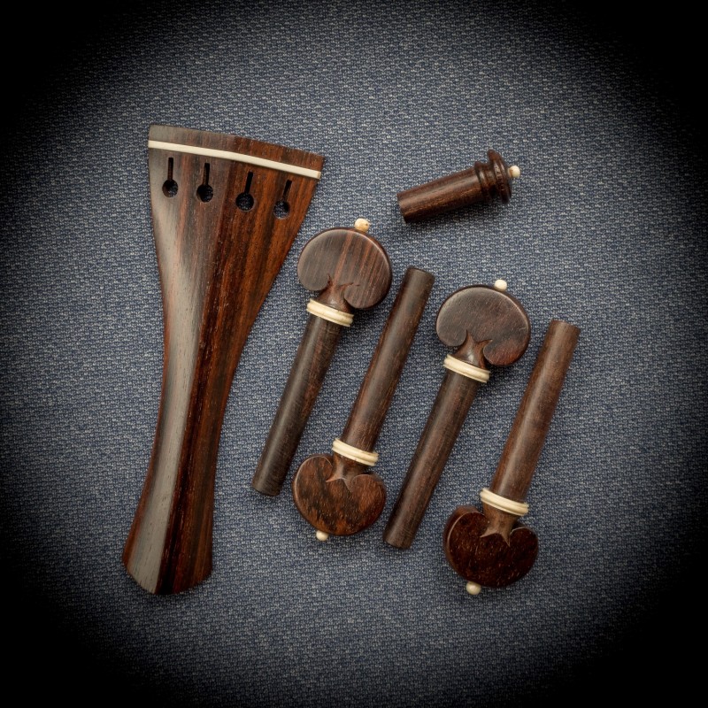 Set Accesorii Vioara din Palisandru